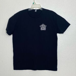 Next Level Men’s Dog House Garage 100% Cotton Black T Shirt Size XL